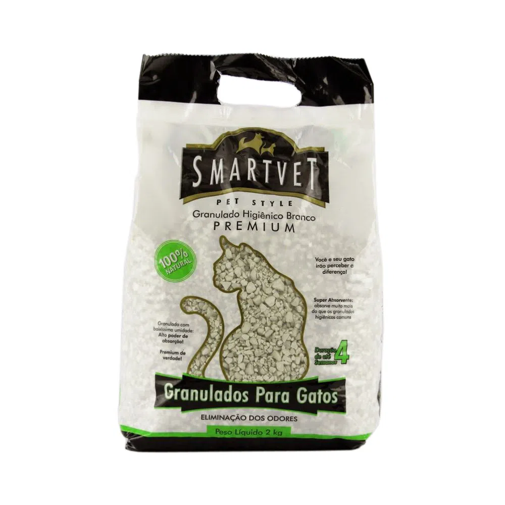 AREIA BRANCA SMARTVET 2 KG